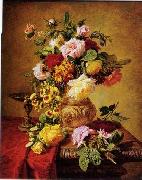 unknow artist Floral, beautiful classical still life of flowers.109 Germany oil painting artist